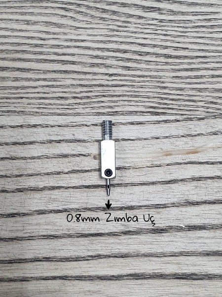 Tulumbaya Uyarlı 0.8mm Zımba Uçlu Tekli Delme