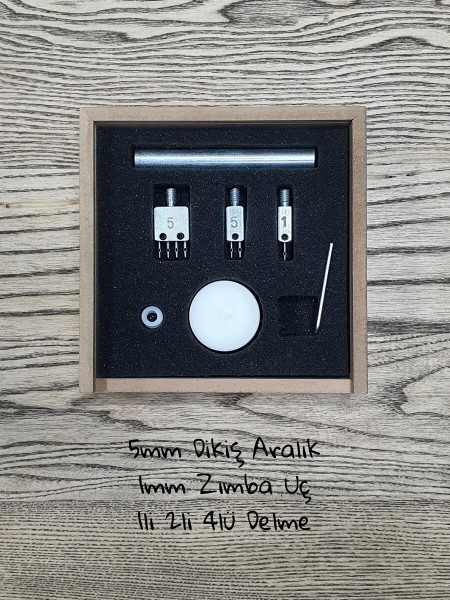 Tulumbaya Uyarlı 5mm Dikiş Aralıklı 1mm Zımba Uçlu 1li 2li 4lü Delme Set