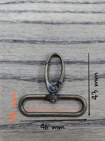 4 cm Zamak Kanca (Papağan) Metali